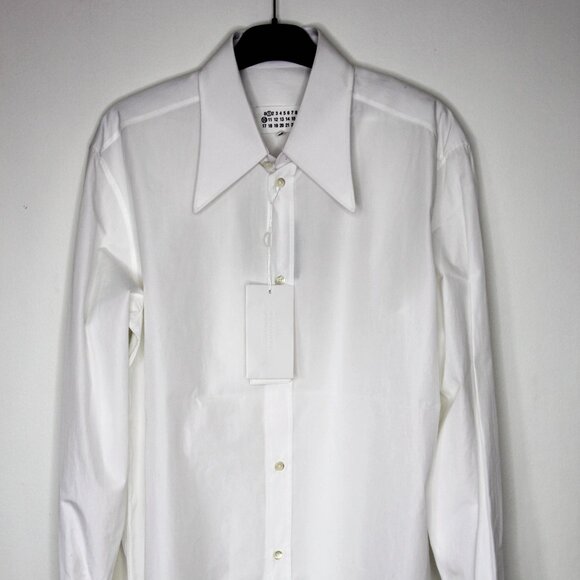 BNWT AW24 MAISON MARGIELA POINTED COLLAR SHIRT 42 - Picture 2 of 15